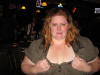 Kim trying to get free drinks