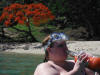 Kim hits the rum punch hard