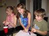 The kids doing homework?!?!?