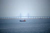 Oresund Bridge connecting Denmark and Sweden