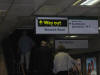 Underground exit sign