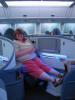 Chris in her pod