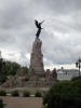 Russalka Monument. The statue points towards where a ship sank years ago