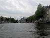 Looking down one of Amsterdam's many canals