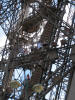 People walking up the Eiffel Tower