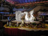 Fancy ice sculpture buffet