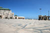 The surrounding plaza was huge