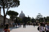 View of St. Peters from just inside the Vatican