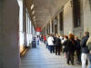 Lineup outside the Uffizi Gallery