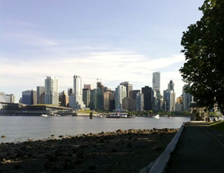 Walking around Stanley Park