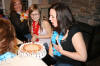 Blowing out the candles