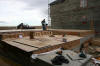 Main floor being sheeted