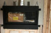 Fireplace is installed