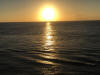 The sun sets on our vacation...