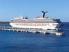 Next to our very first cruiseship, Carnival Valor
