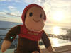 George Takes A Sunset Selfie