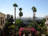 View from hotel balcony