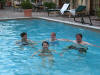 Synchronized swimming?