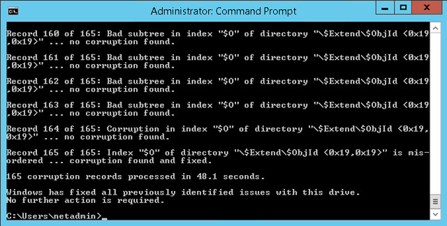 Chkdsk Spotfix