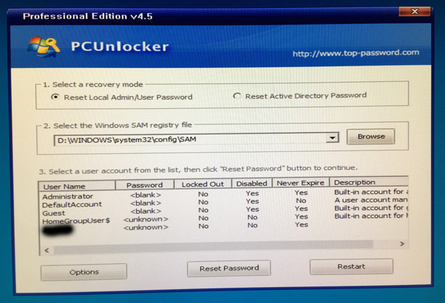 PCUnlocker