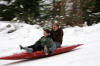 Sledding on a Kayak?